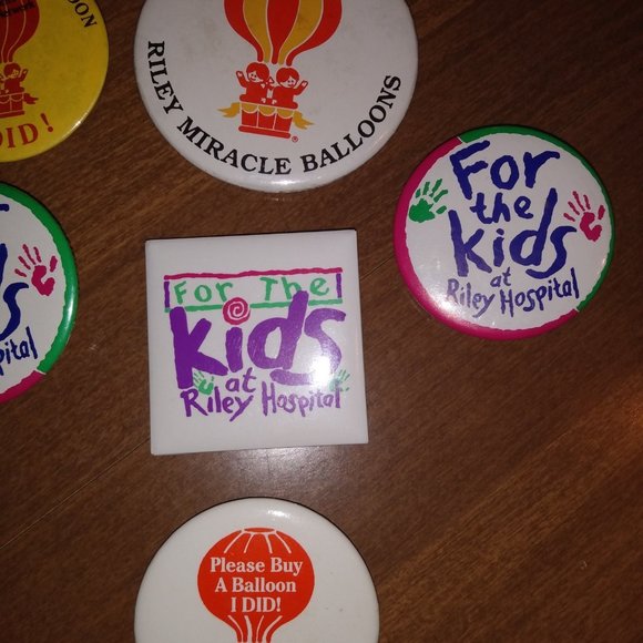 Riley Children's Hospital Pin Back Buttons - Picture 5 of 7